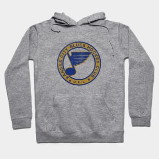 Retro Kansas City Blues Hockey Club Hoodie